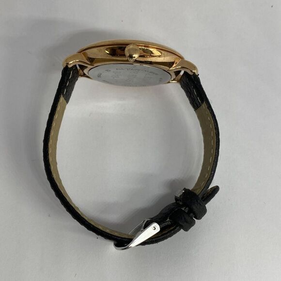 Fossil ES3707 Women's Black Leather Rose Analog Dial Quartz Wrist Watch KS520 - Picture 11 of 12